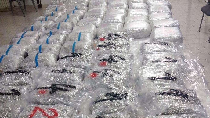 Zaplena 2,7 tona droge